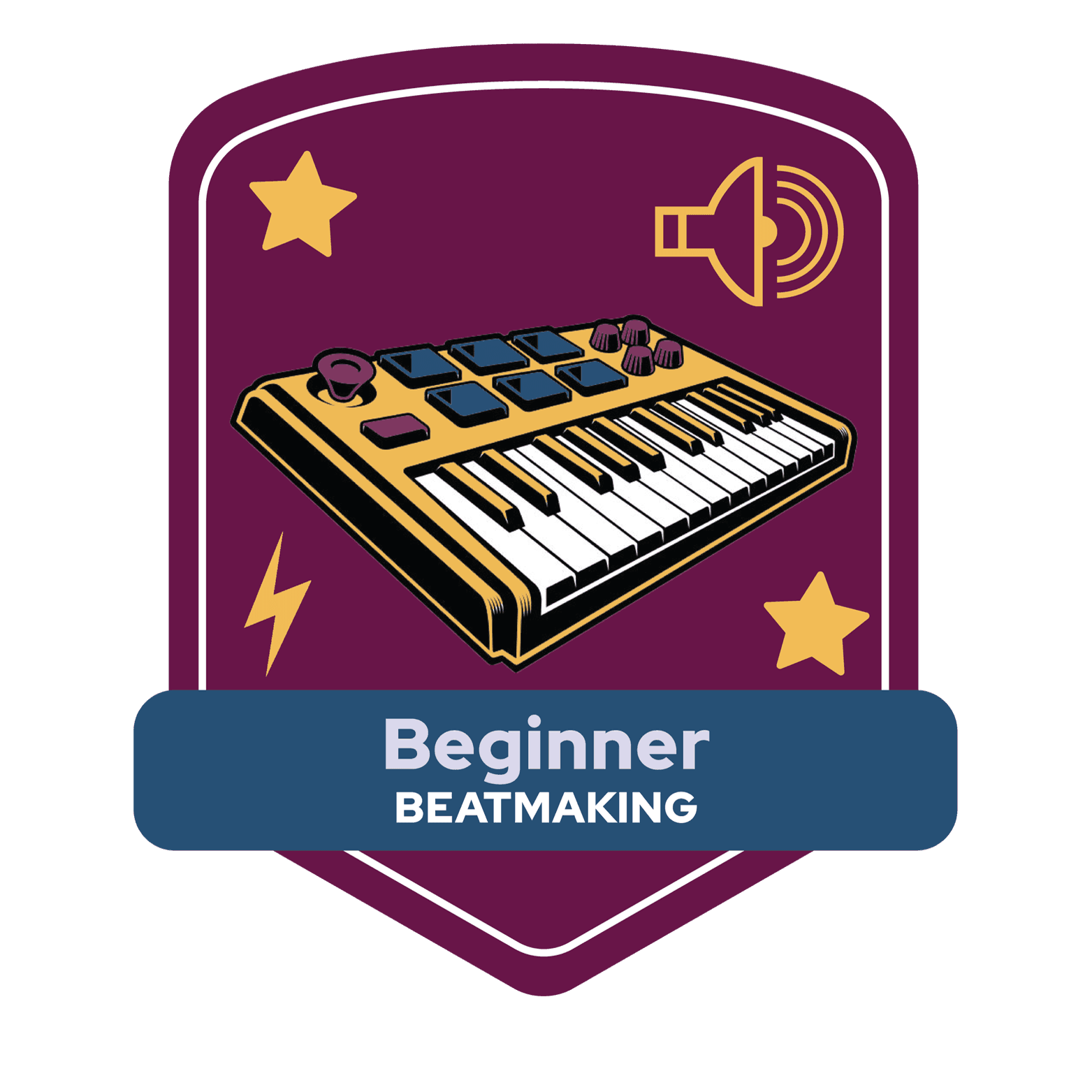 WeCode KC Beatmaking badge