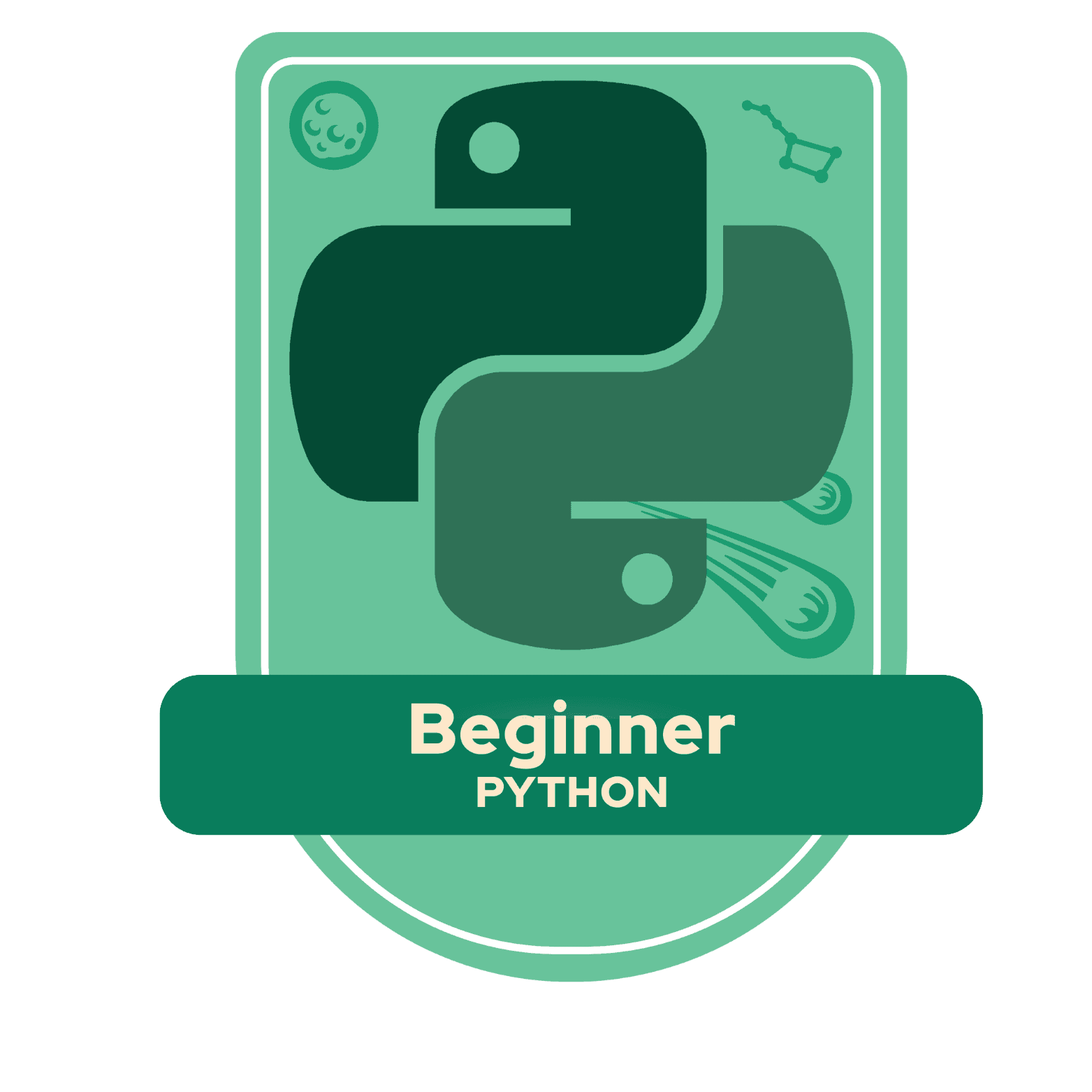 WeCode KC Python badge