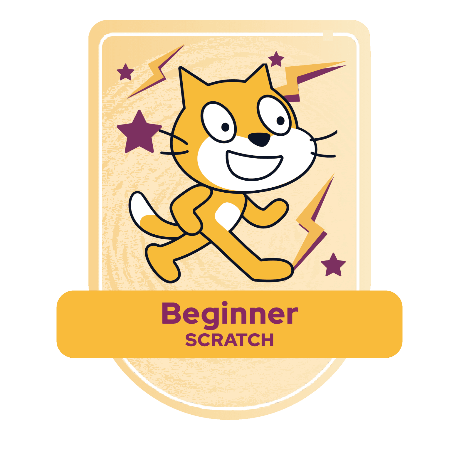 WeCode KC Scratch badge